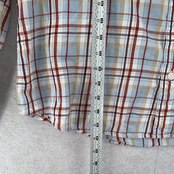 Buckle BKE 67 Plaid Contour Fit Button Up Long Sleeve Shirt Casual Soft Mens‎ XL - Picture 5 of 6